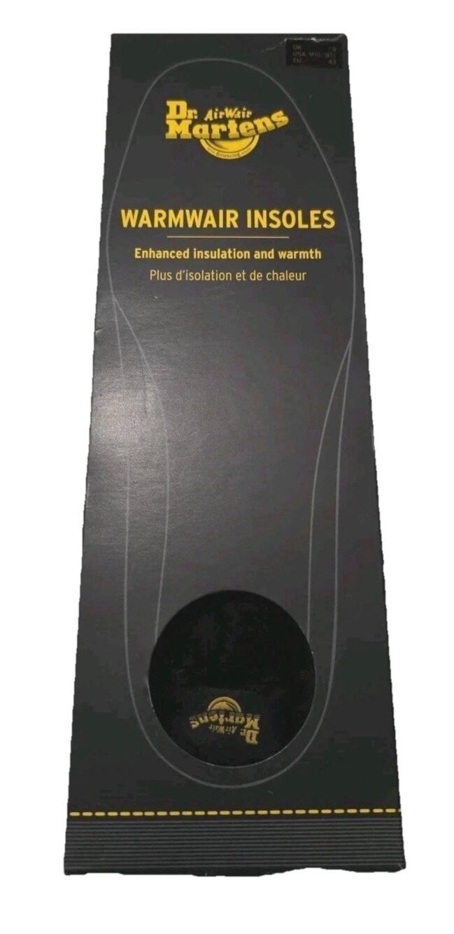 Dr Martens Unisex Warmwair Insoles Enhanced Insulation And Warmth M10/W11 - NEW